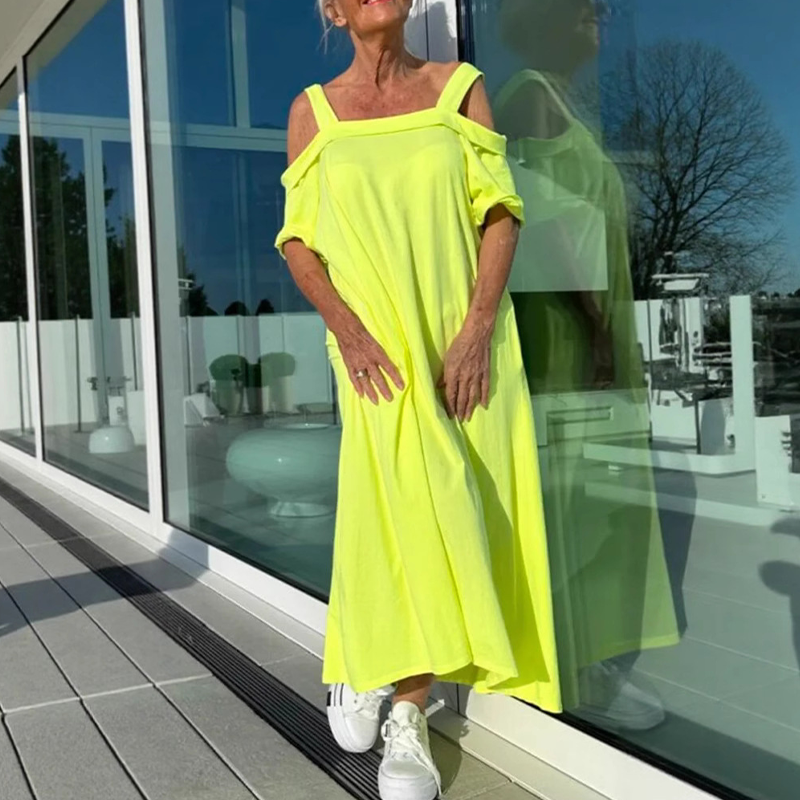Mariyana - Off Shoulder Maxi Dress