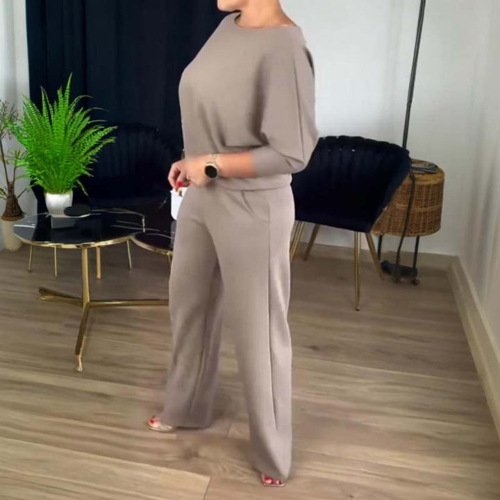 Mouna - Elegant Longline Cardigan 3-Piece Set