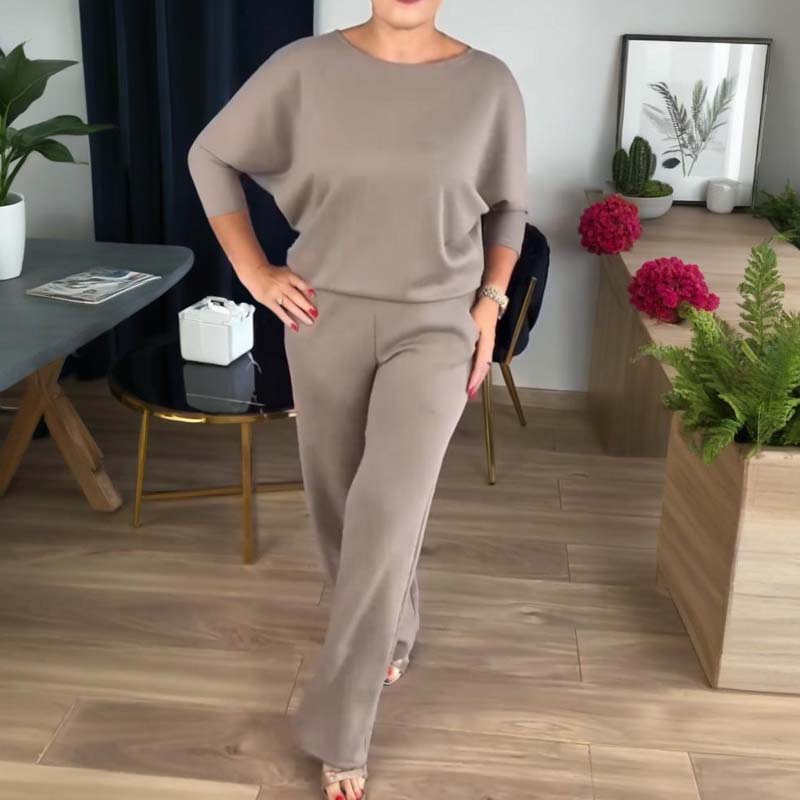 Mouna - Elegant Longline Cardigan 3-Piece Set