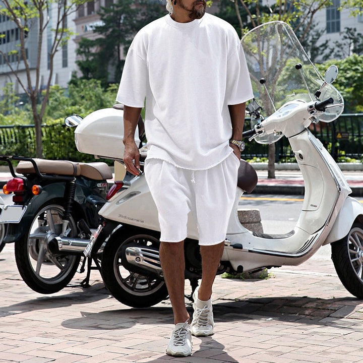 Bestien - Casual Short Sleeve Two Piece Set