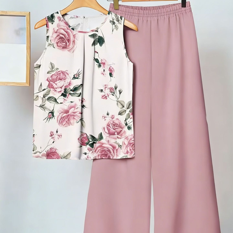Anemiek - Elegant Two Piece Print Set