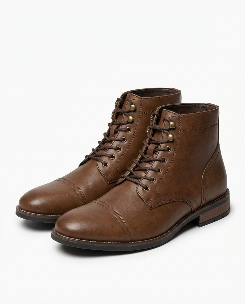 Kilelth - Lace Up Leather Boots