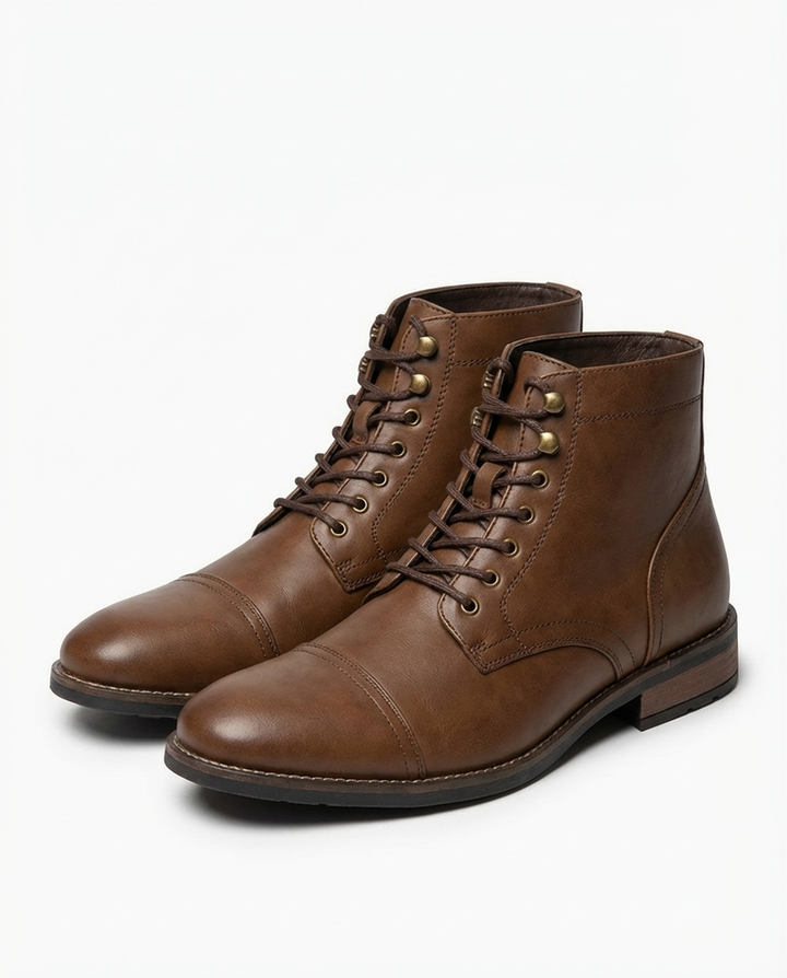 Kilelth - Lace Up Leather Boots